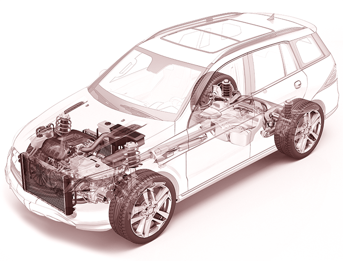 car cutaway